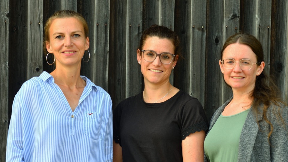 Eva Hokema, Carmen Jörg und Simone Sachsenmaier